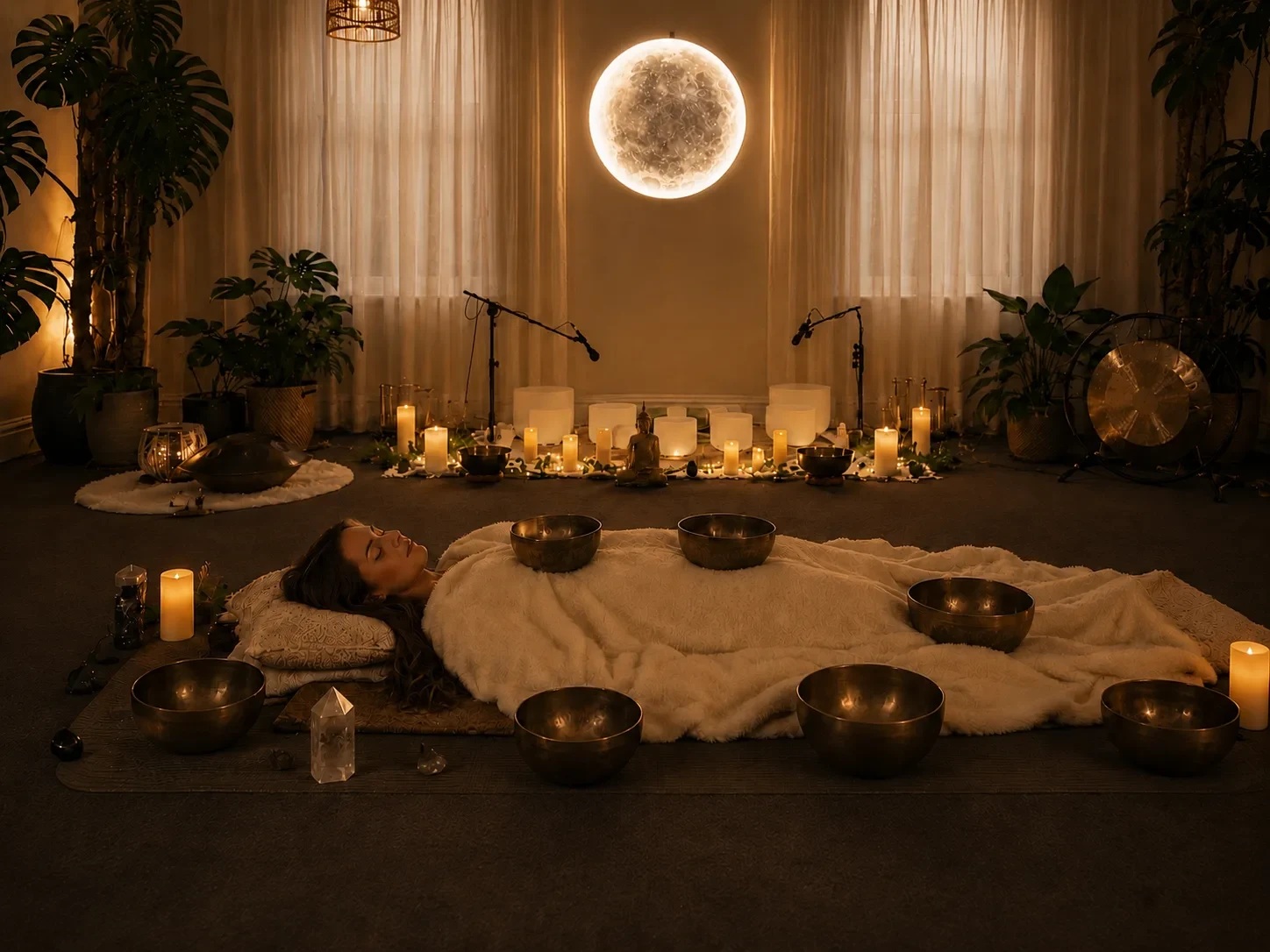 Private sound healing session at Mystic Wellness studio Petersham