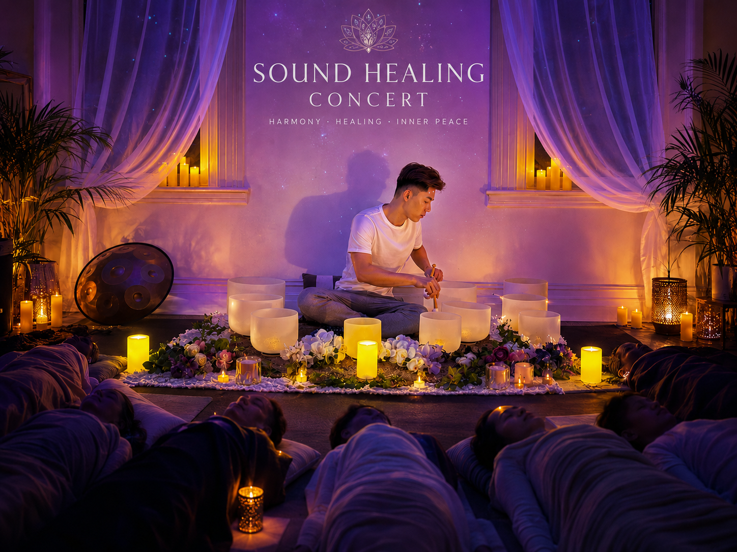 Moon Bath by Phoenix sound healing event at Mystic Wellness Petersham